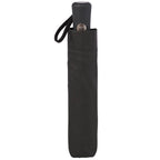 Recycled Auto-Open Folding Umbrella, 46 Inch Transfer - Black - Front 5
