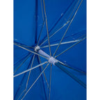 Recycled Auto-Open Folding Umbrella with Wood Handle, 42 Inch - Royal - Canopy