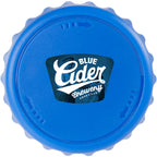 Recycled Bottle Opener and Reseal Cap Full Color - Blue - Front