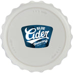 Recycled Bottle Opener and Reseal Cap Full Color - Gray - Front