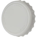 Recycled Bottle Opener and Reseal Cap Full Color - Gray - Left Angle
