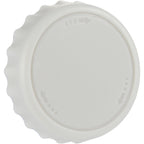Recycled Bottle Opener and Reseal Cap Full Color - Gray - Right Angle
