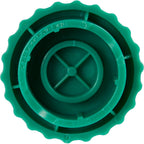 Recycled Bottle Opener and Reseal Cap Full Color - Green - Back