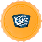 Recycled Bottle Opener and Reseal Cap Full Color - Orange - Front