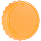 Recycled Bottle Opener and Reseal Cap Full Color - Orange - Right Angle