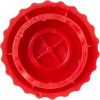 Recycled Bottle Opener and Reseal Cap Full Color - Red - Back
