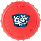 Recycled Bottle Opener and Reseal Cap Full Color - Red - Front