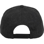 Recycled Canvas Five Panel Ball Cap Embroidery - Grey Smoke - Back