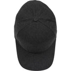 Recycled Canvas Five Panel Ball Cap Embroidery - Grey Smoke - Top