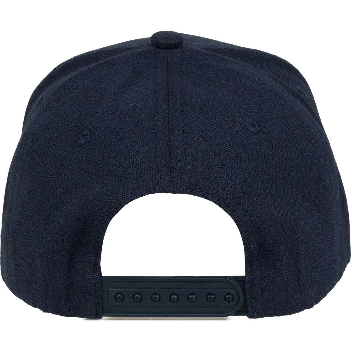 Recycled Canvas Five Panel Ball Cap Embroidery - Navy - Back