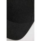 Recycled Canvas Five Panel Ball Cap Transfer - Grey Smoke - Detail