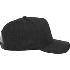 Recycled Canvas Five Panel Ball Cap Transfer - Grey Smoke - Right Side