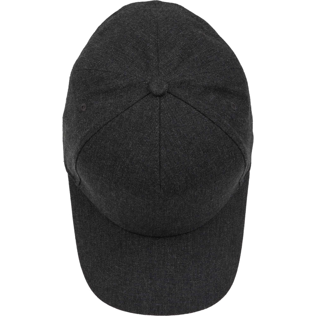 Recycled Canvas Five Panel Ball Cap Transfer - Grey Smoke - Top