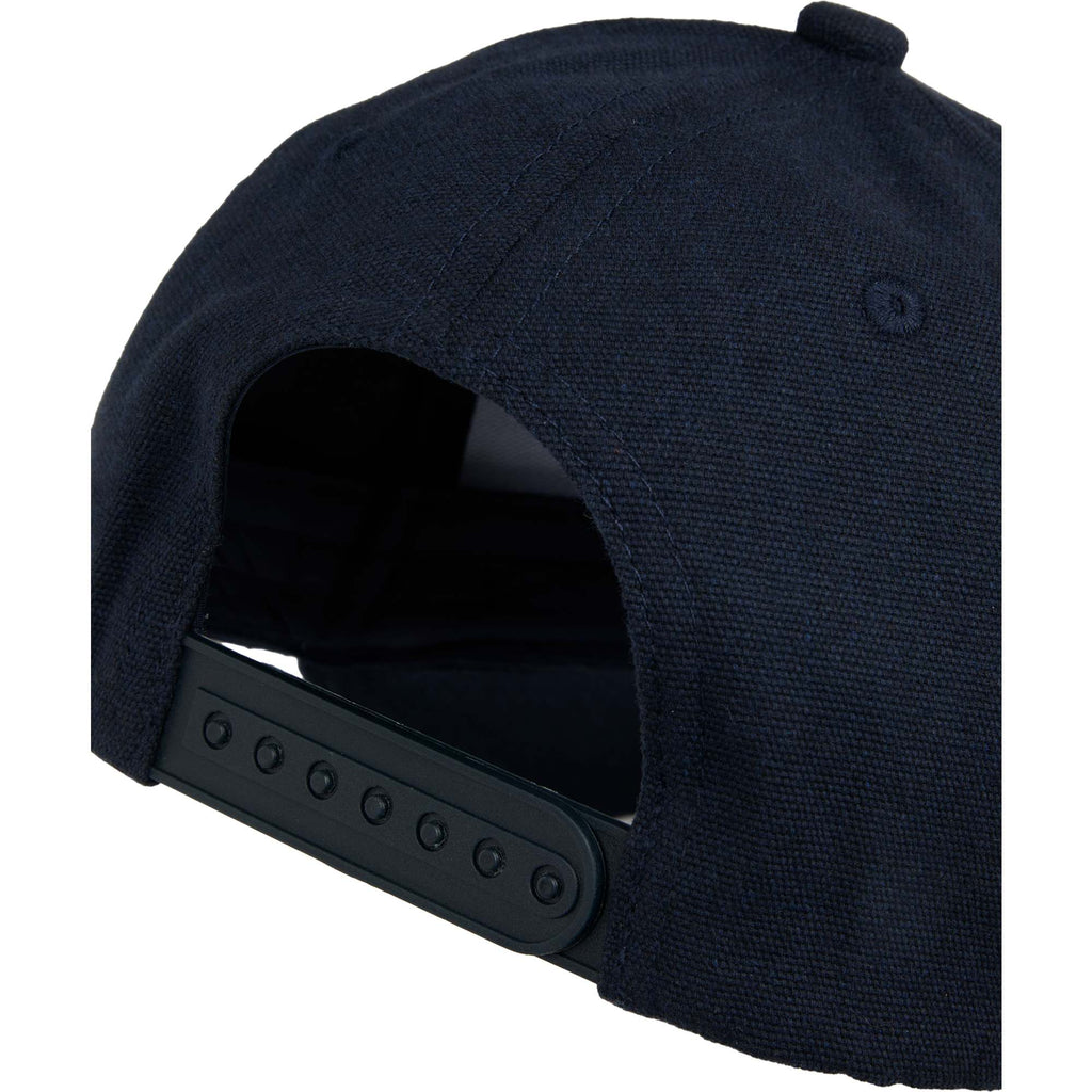 Recycled Canvas Five Panel Ball Cap Transfer - Navy - Detail 2