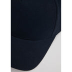 Recycled Canvas Five Panel Ball Cap Transfer - Navy - Detail