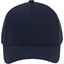 Recycled Canvas Five Panel Ball Cap Transfer - Navy - Front