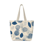 Recycled Canvas Tote Bag, 14 oz - Natural - Silk Screen