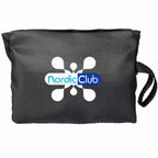 Recycled Cooling Towel with Clip Pouch Full Color - Royal - Back Case
