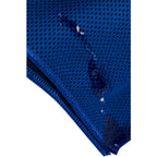 Recycled Cooling Towel with Clip Pouch Full Color - Royal - Water Detail