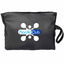Recycled Cooling Towel with Clip Pouch - Gray - Back Case