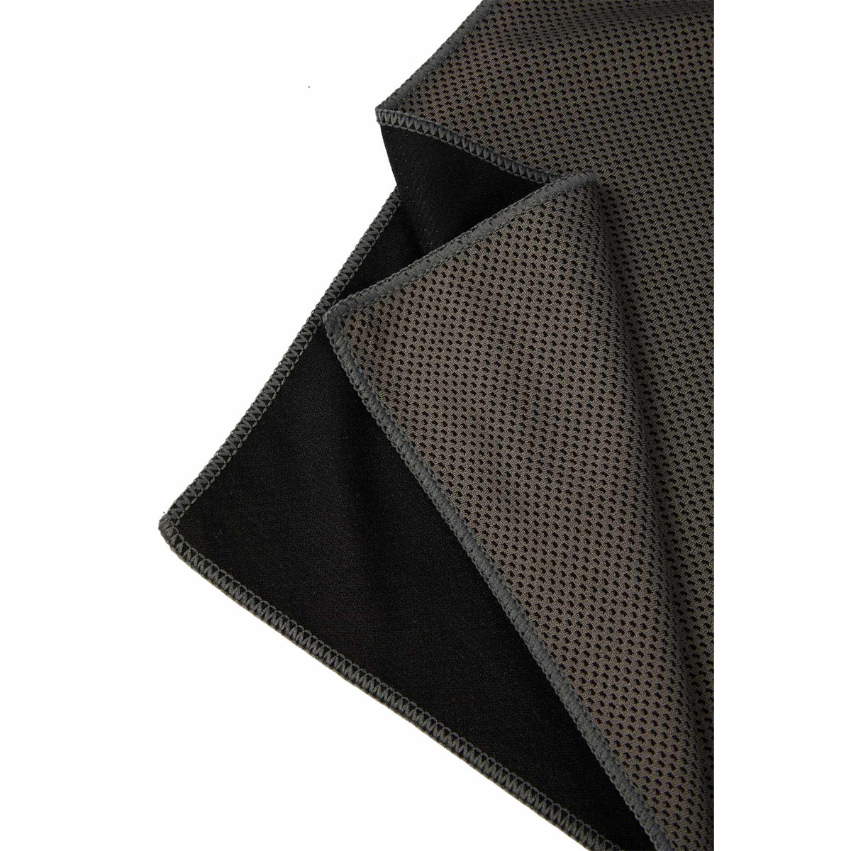 Recycled Cooling Towel with Clip Pouch - Gray - Detail 2