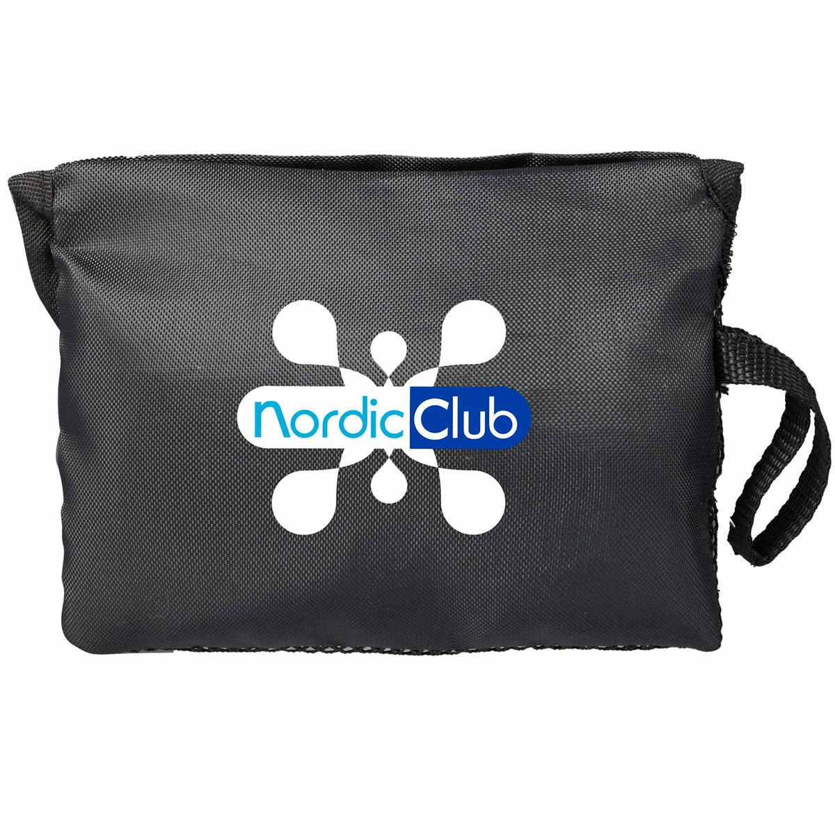 Recycled Cooling Towel with Clip Pouch - Royal - Back Case