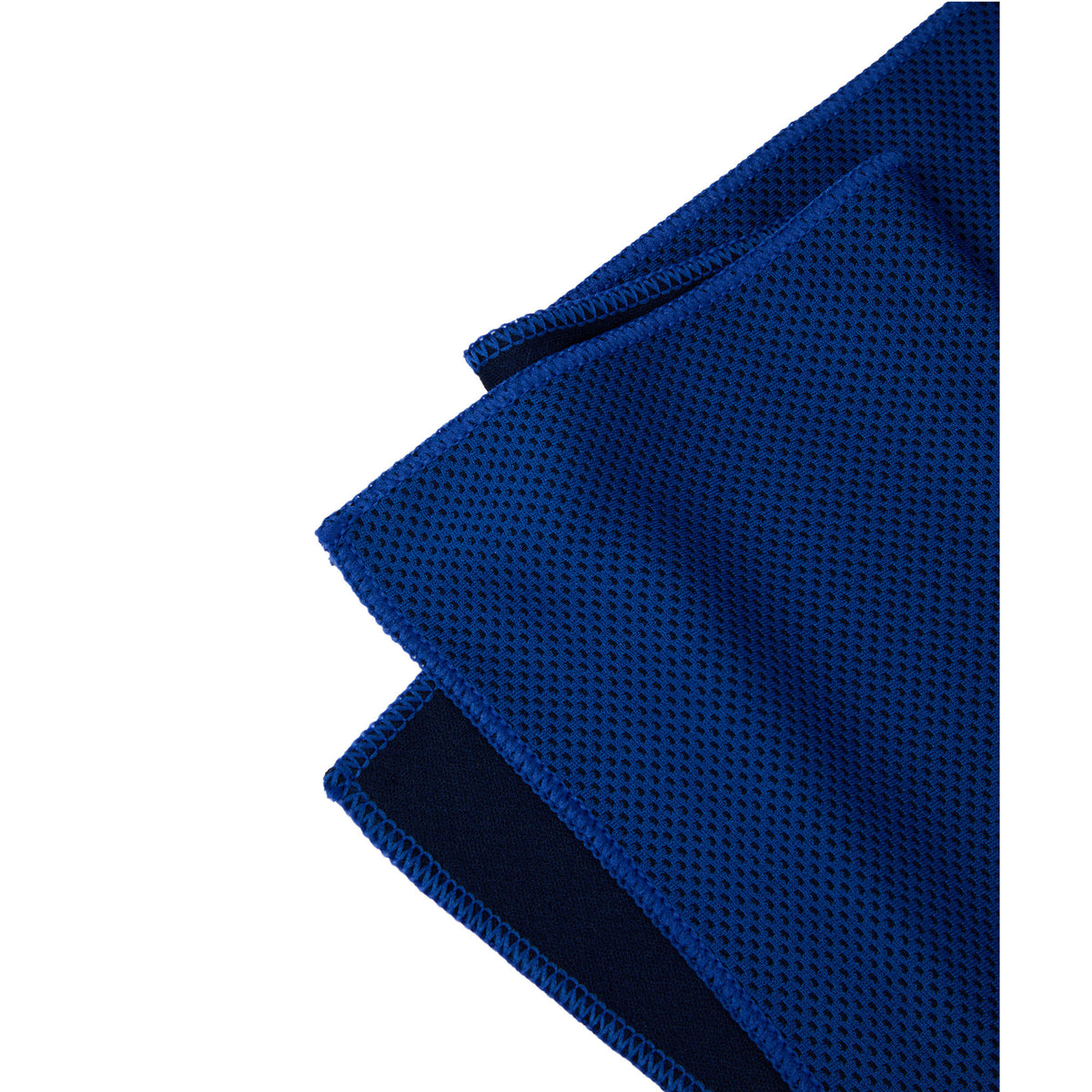 Recycled Cooling Towel with Clip Pouch - Royal - Detail 4
