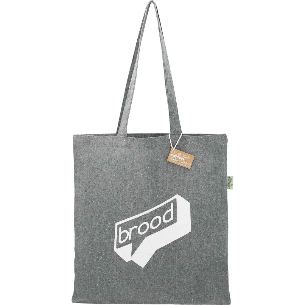 Recycled Cotton Blend Convention Tote, 7 oz - Multi-Colored - Front