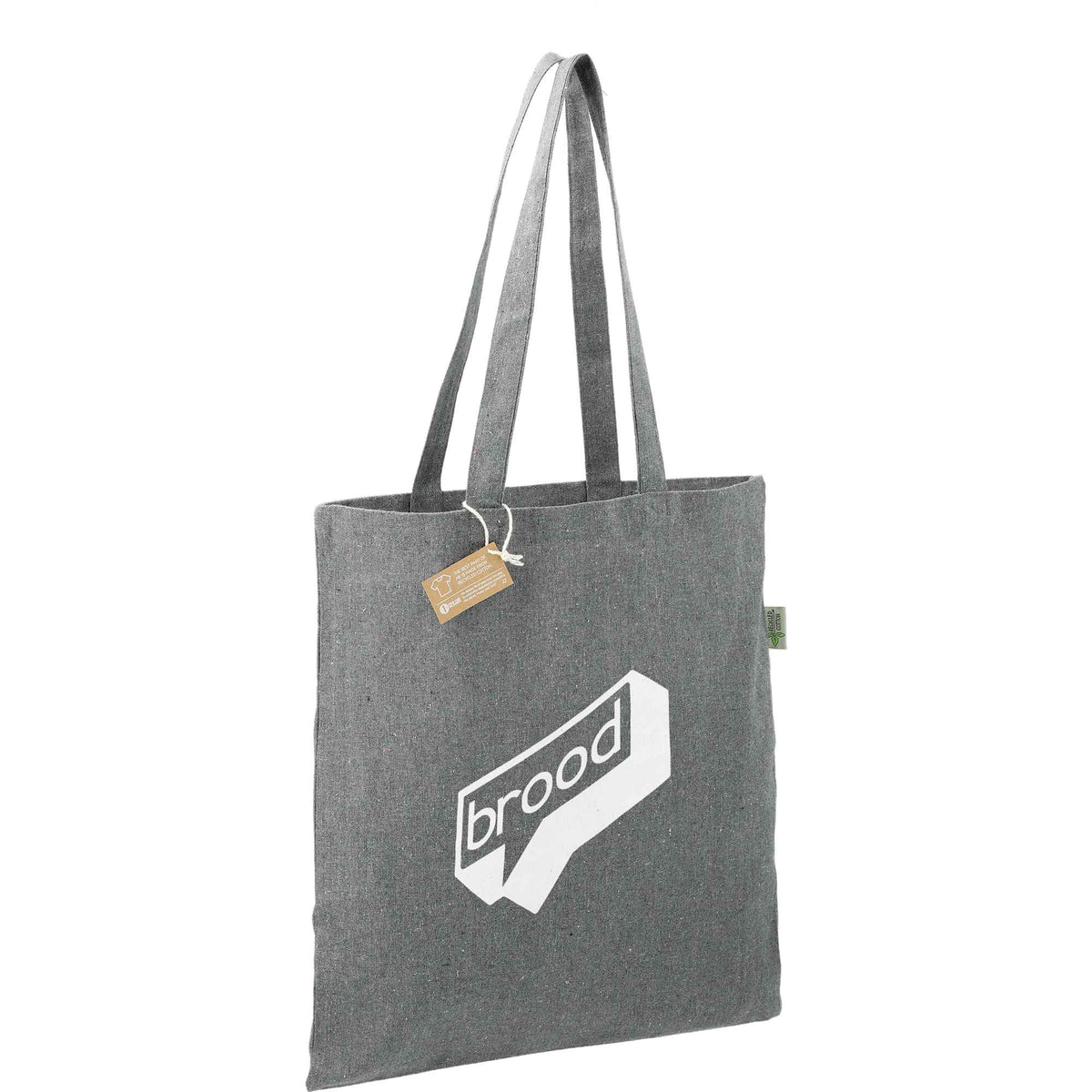 Recycled Cotton Blend Convention Tote, 7 oz - Multi-Colored - Photo