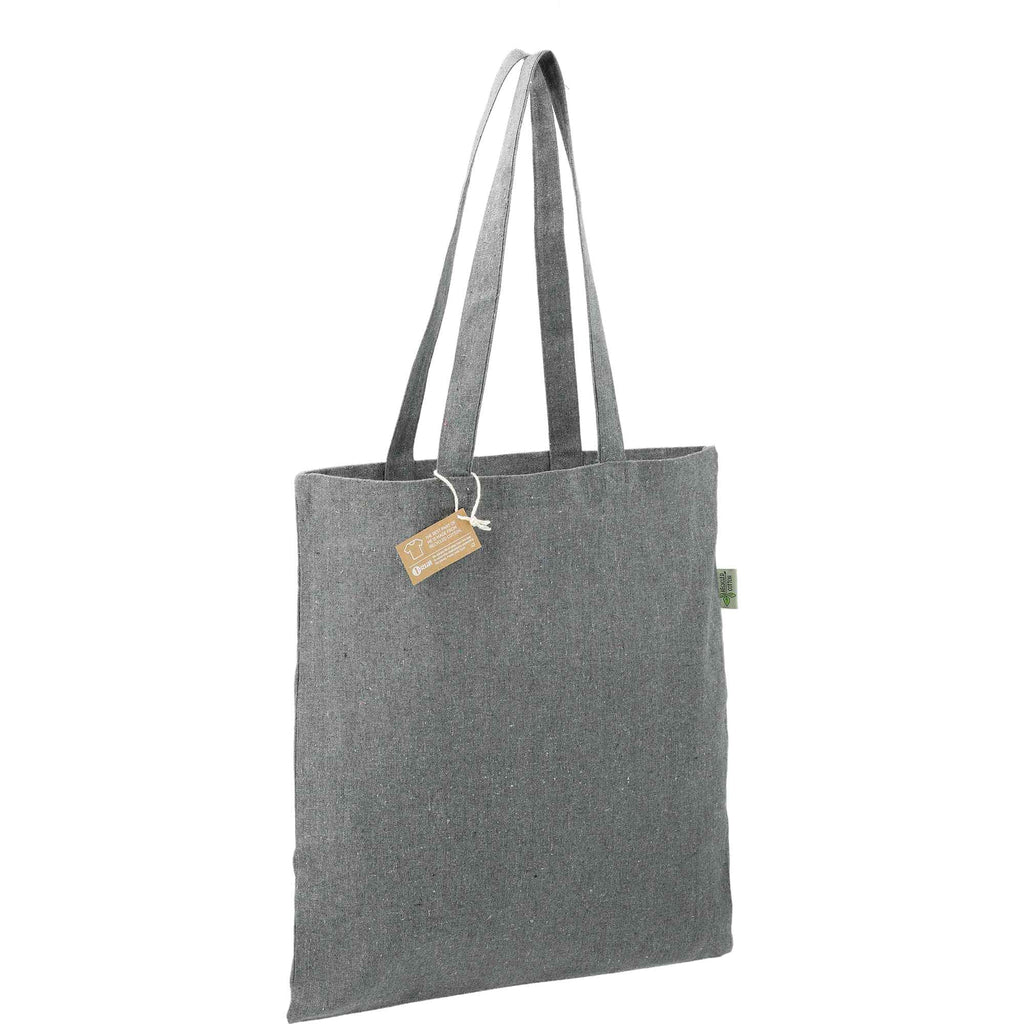 Recycled Cotton Blend Convention Tote, 7 oz - Multi-Colored - Right Angle