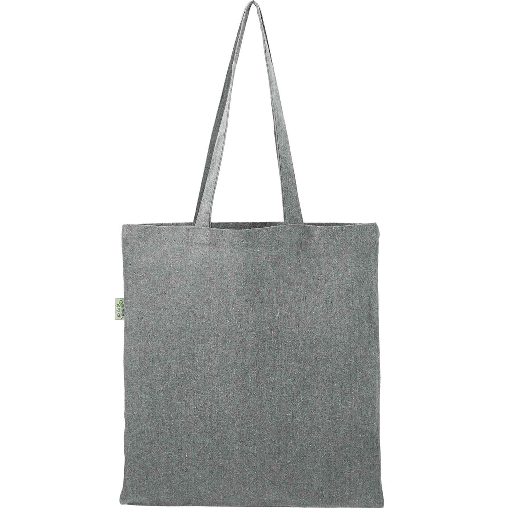 Recycled Cotton Blend Convention Tote, 7 oz Transfer - Multi-Colored - Back