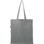 Recycled Cotton Blend Convention Tote, 7 oz Transfer - Multi-Colored - Back