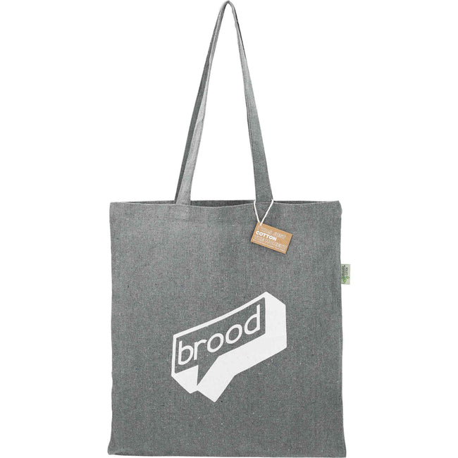 Recycled Cotton Blend Convention Tote, 7 oz Transfer