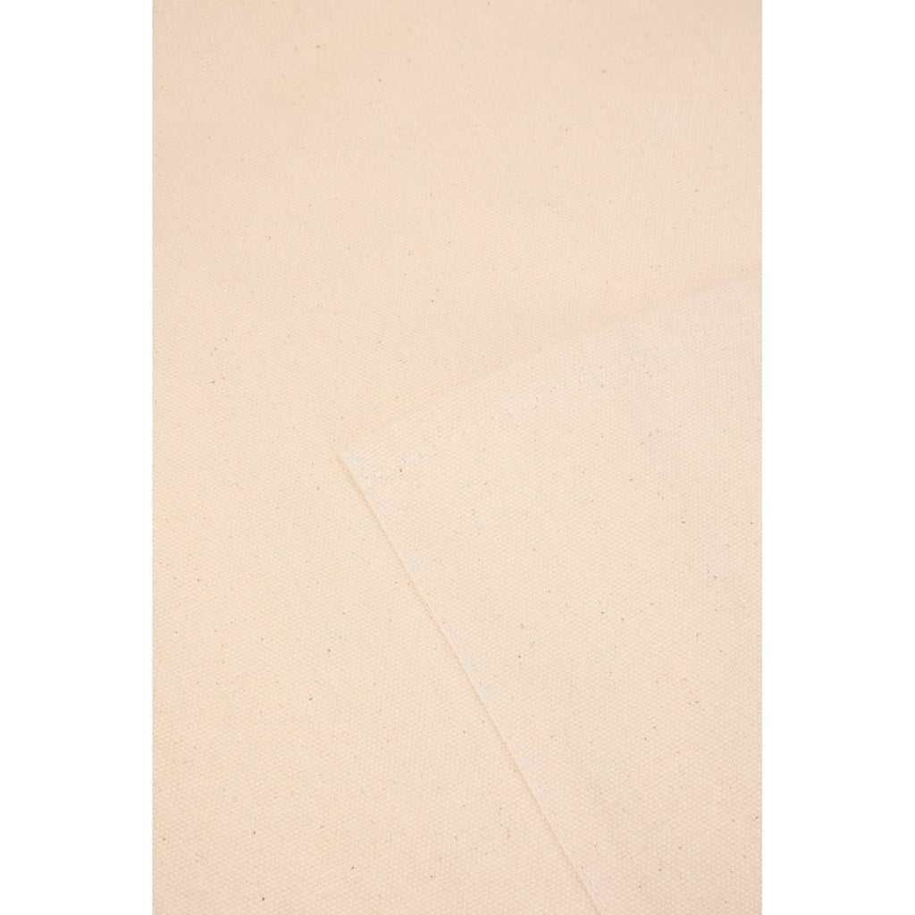 Recycled Cotton Canvas Apron with Two Pockets Embroidery - Blueberry - Front Detail