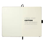 Recycled Cotton Canvas Journal, 5.5 x 8.5 Inches Transfer - Natural - Front 2