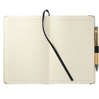 Recycled Cotton Canvas Journal, 5.5 x 8.5 Inches Transfer - Natural - Front 3