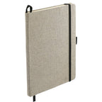 Recycled Cotton Canvas Journal, 5.5 x 8.5 Inches Transfer - Natural - Right Angle 2