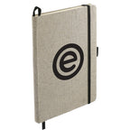 Recycled Cotton Canvas Journal, 5.5 x 8.5 Inches Transfer - Natural - Right Angle