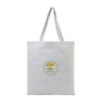 Recycled Cotton Flat Tote, 9 oz - Light Grey - View 1