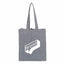 Recycled Cotton Grocery Tote, 7 oz Transfer - Multi-Colored - Front