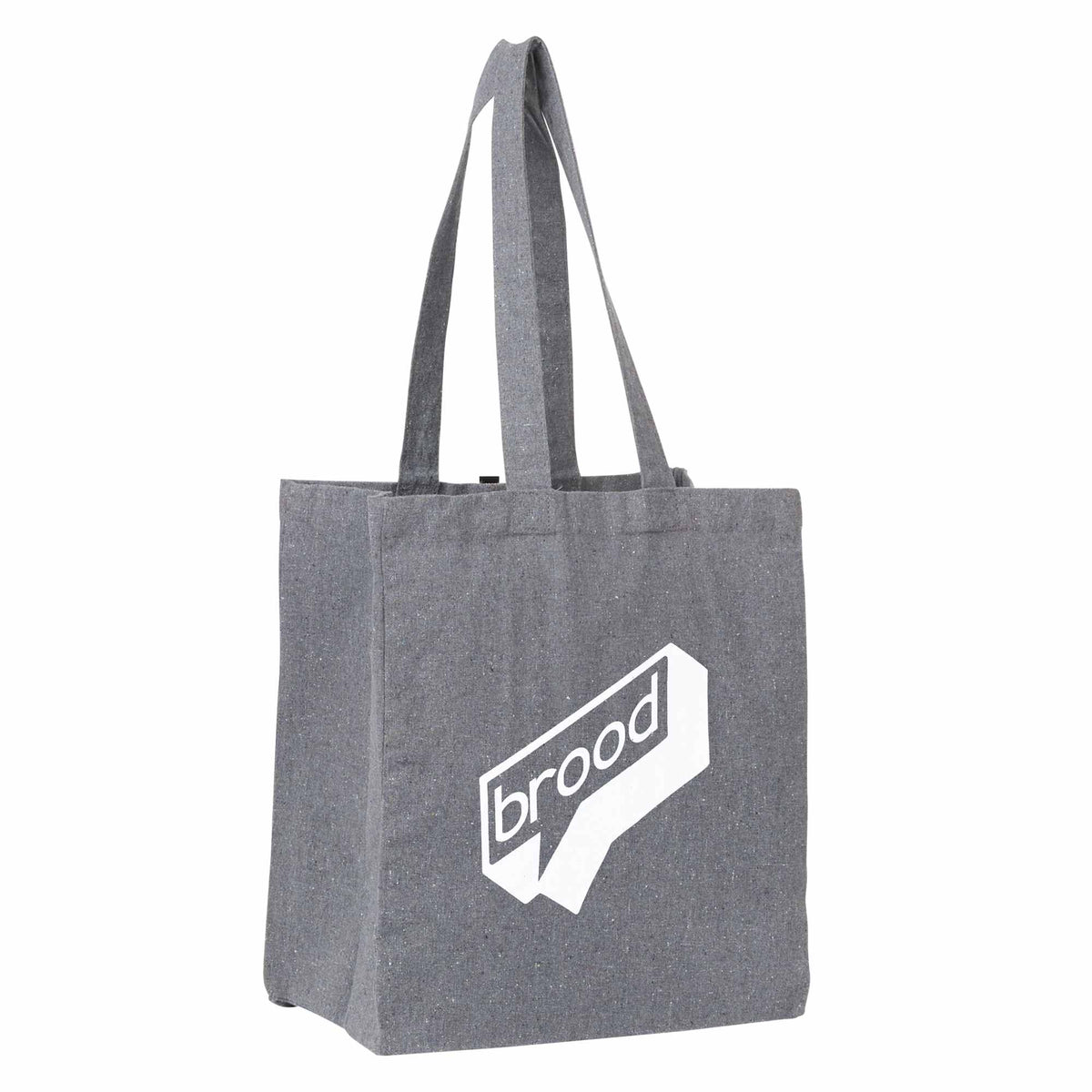 Recycled Cotton Grocery Tote, 7 oz Transfer - Multi-Colored - Photo
