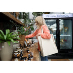 Recycled Cotton Market Tote, 8 oz - Natural - View 2