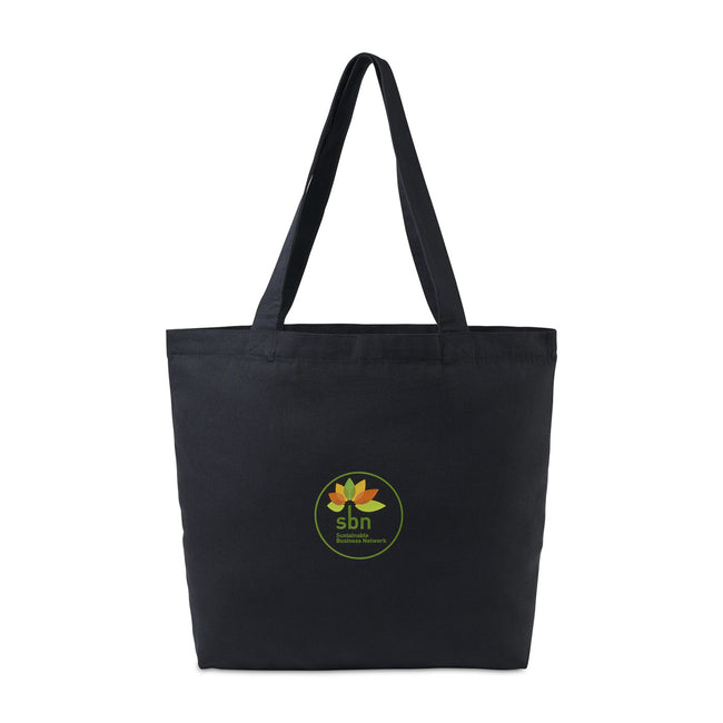 Recycled Cotton Shopper with Zip Pocket, 9 oz Embroidery