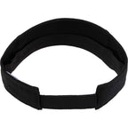 Recycled Cotton Twill Sun Visor Transfer - Black - Back
