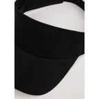 Recycled Cotton Twill Sun Visor Transfer - Black - Detail 2