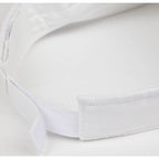 Recycled Cotton Twill Sun Visor Transfer - White - Detail