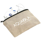 Recycled Cotton Twill Zip Pouch, 5 oz Full Color - Natural - Photo 2