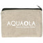 Recycled Cotton Twill Zip Pouch, 5 oz - Natural - Front