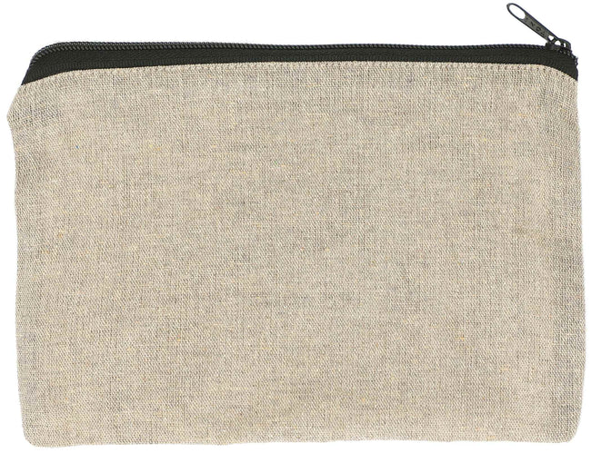 Recycled Cotton Twill Zip Pouch, 5 oz