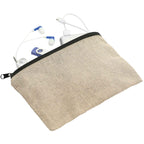 Recycled Cotton Twill Zip Pouch, 5 oz - Natural - Photo 4